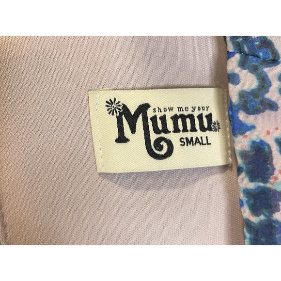 SHOW ME YOUR MUMU DONNA MICHELLE TUNIC SANTORINI‎ SPLASH Boho Mini Dress Small - Picture 4 of 5